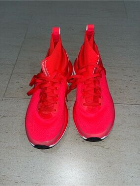 lululemon athletica Women's Bright Red Sock-Style Running Sneakers Size 8.5